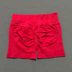 HISTELLO Gym Shorts 4.5" Women Fitness Sports Biker Shorts Low Waist Running Pants Workout Scrunch Butt Yoga Seamless Leggings