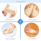 Hallux Valgus Bunion Corrector Orthotics Toe Separator - Feet Bone Thumb Adjuster Pedicure Sock Straightener for Foot Health