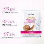 5-Piece Set of Sadoer Snail Collagen Mask, Firming and Moisturizing,  and Hydrating, Facial Skin Care and Beauty Products