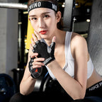 1 Pair Fingerless Gym Gloves For Men Women Breathable Anti Slip Training Gloves For Cycling Bicycle And Bodybuilding