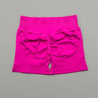 HISTELLO Gym Shorts 4.5" Women Fitness Sports Biker Shorts Low Waist Running Pants Workout Scrunch Butt Yoga Seamless Leggings