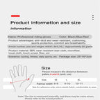 Full Finger Cycling Gloves For Men Women Touch Screen Breathable Lycra Shock Absorbing Sponge Filling Riding Gloves