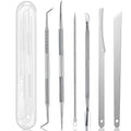 Premium Foot Care Kit 8Pcs Callus Remover File Dead Skin Shaver Cuticle Pusher Pedicure Tool for Hard Tough Skin Beauty Health