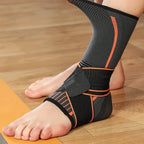 Ankle Support Brace With Adjustable Wrap Breathable Knit Compression Sleeve For Sports Running Walking Fitness Daily