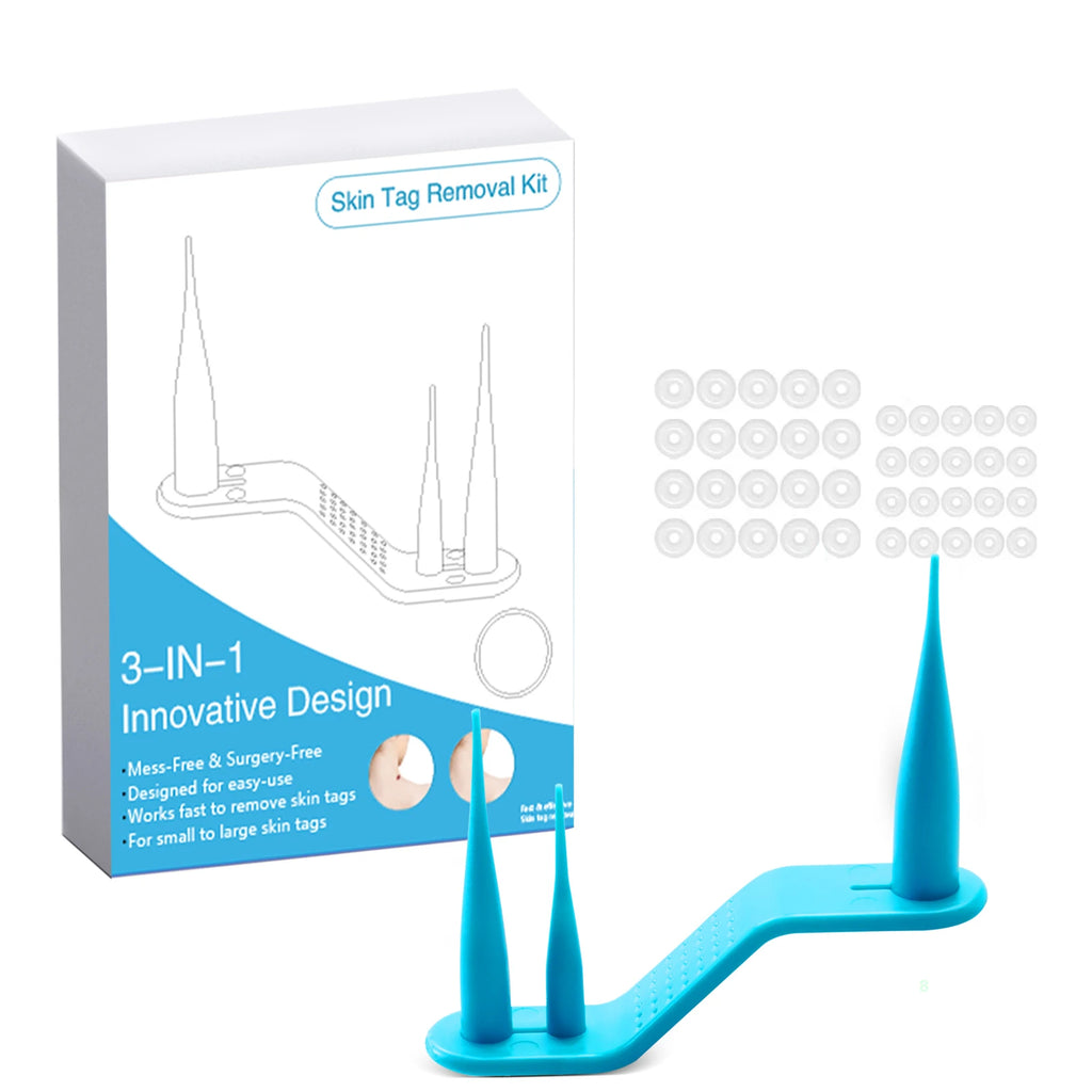 2 In1 Painless Auto Skin Tag Mole Wart Removal Kit Cleaning Tools Face Skin Care Body Wart Dot Treatments Remover Beauty Health