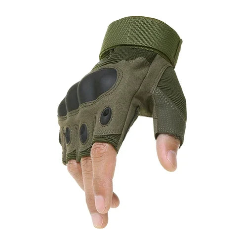 Anti Slip Cycling Gloves for Outdoor Sports Tactical Half Finger Wear Resistant Climbing Gloves