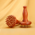 Wooden Massage Tools Beauty And Health Care Pure Copper Massagers Spa Specific Full Body Massage Weight Loss And Gua Sha Therapy
