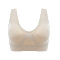 Women's Breathable Sports Vest Bra Sweat Absorbent Shockproof Pad Top For Track And Field Gym Running Fitness