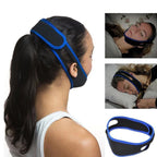 1PC CPAP Anti Snore Chin Strap Stop Snoring Adjustable Snore Belt Sleep Apnea Chin Support Straps Health Care Sleeping Aid Tools