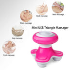 Electric Massager body USB Electric Handled Vibrating Massage MultiMini Triangle Body Health care beauty Massager Small Massor