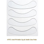 4Pcs  Pad Reusable Silicone Gel  Collagen Facial Patch