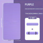 15mm Thick NBR Yoga Mat Anti Slip Fitness Mat For Exercise Yoga Pilates Gymnastics And Home Use