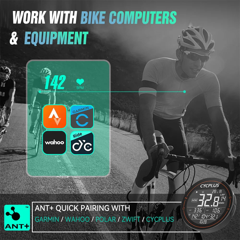 Heart Rate Sensor Armband Wrist Chest Belt Bluetooth ANT+ Fitness Monitor for Garmin Wahoo GPS Bike Computer