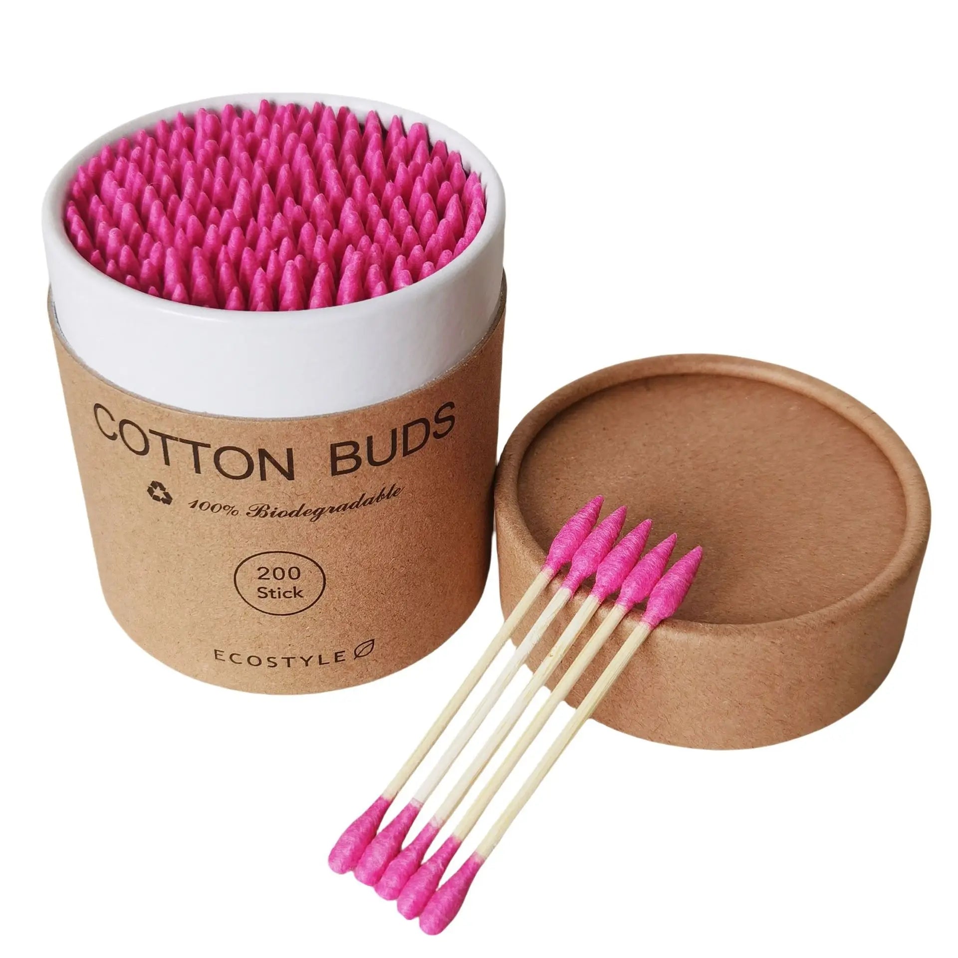 Baby Cotton Swabs Wood Sticks 200Pc/Box Wooden Soft Cotton Bud Cleaning of Ears Tampons Cotonete Pampons Health Beauty Accessory