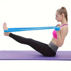 Three Piece Set Yoga Tension Belt Elastic Fitness Resistance Band For Men And Women Stretching And Strength Training