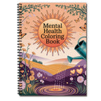 1PC 30-Page Emotional Balance Coloring Book, Beautiful Flower Patterns, Inspirational Lines,Mental Health Tool for Adults, Teens