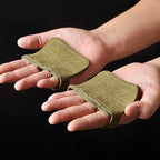 Leather Weight Lifting Gloves Palm Protection for Men and Women Fitness Gymnastics Grips for Pull Ups and Weightlifting