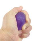 Hand Grip Egg Ball Finger Trainer For Strength Building And Stress Relief Home Gym Fitness Equipment Blue 30KG 66LB