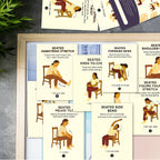Seated Yoga Cards Set For Chair Yoga Poses With Step By Step Illustrated Guide For Instructors And Fitness Trainers