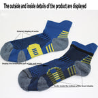 Three Pack Non Slip Running Socks With Towel Bottom For Men Women Quick Dry Fitness Socks Basketball Training