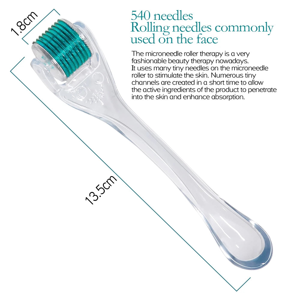 Professional Micro Needle Face Derma Roller for Skin Beard and Scalp Care Enhance Beauty and Boost Hair & Skin Health Tool