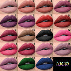 19 Colors Matte Velvet Liquid Lipstick – Waterproof Long-Lasting Lip Tint & Glaze
