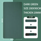 Thick NBR Yoga Mat With Anti Slip Surface Non Toxic For Exercise Pilates Gymnastics And Fitness Floor Work 15mm Or 20mm