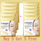 10PCS Collagen Facial Mask Skin Moisturizing SkinCare Cosmetics
