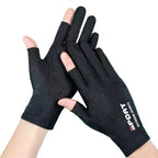 Ice Silk Half Finger Gloves For Men And Women Anti Slip Cycling Driving Fishing Summer Outdoor Fitness High Elastic