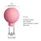 Rubber Massage Body Cups Anti Cellulite Suction Glass Cup for Face Facial Skin Lifting Tool Vacuum Cupping Massage Beauty Health