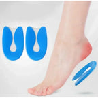1Pair Silicone Gel Insoles for Men Women Heel Spurs Pain Relief Treatment Feet Pads Shock Absorption Massager Spa Foot Care Tool