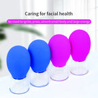1/5/10pcs Vacuum Silicone Cupping Massager for Face Neck Eye Anti-aging Facial Care Cellulite Reduction Beauty Therapy Tool