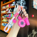 2026 Dumbbell Fitness Keychain, Weight Plate Gym Keyring, Shaker Bottle Workout Key Chain, Paracord Bag Charm Gift for Men 1Pc