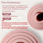 15mm Thick NBR Yoga Mat Anti Slip Fitness Mat For Exercise Yoga Pilates Gymnastics And Home Use