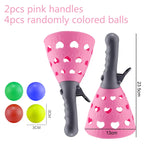 Kids Mini Plastic Racket Set Outdoor Fitness Props for Children Tennis Badminton Baseball Equipment TMZ