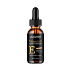 Vitamin E oil dropper bottle with LGRAMER branding on a white background