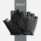 1 Pair Fingerless Gym Gloves For Men Women Breathable Anti Slip Training Gloves For Cycling Bicycle And Bodybuilding