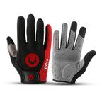 Full Finger Cycling Gloves For Men Women Touch Screen Breathable Lycra Shock Absorbing Sponge Filling Riding Gloves