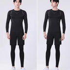 Men's Quick Dry Compression Training T Shirt For Running Fitness Sweat Wicking Gym Top