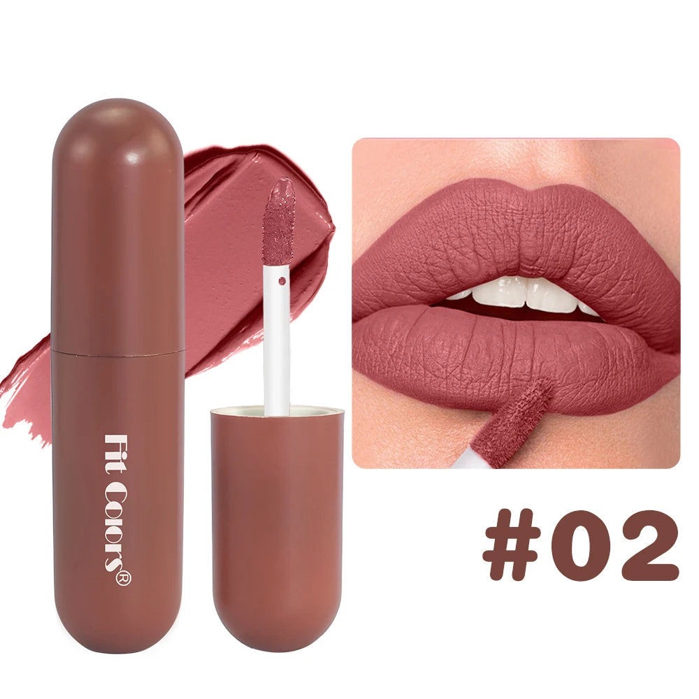 Marbled Chocolate Lip Gloss Smooths Lines Waterproof Long Lasting Rich Color Matte Lipstick Health Beauty