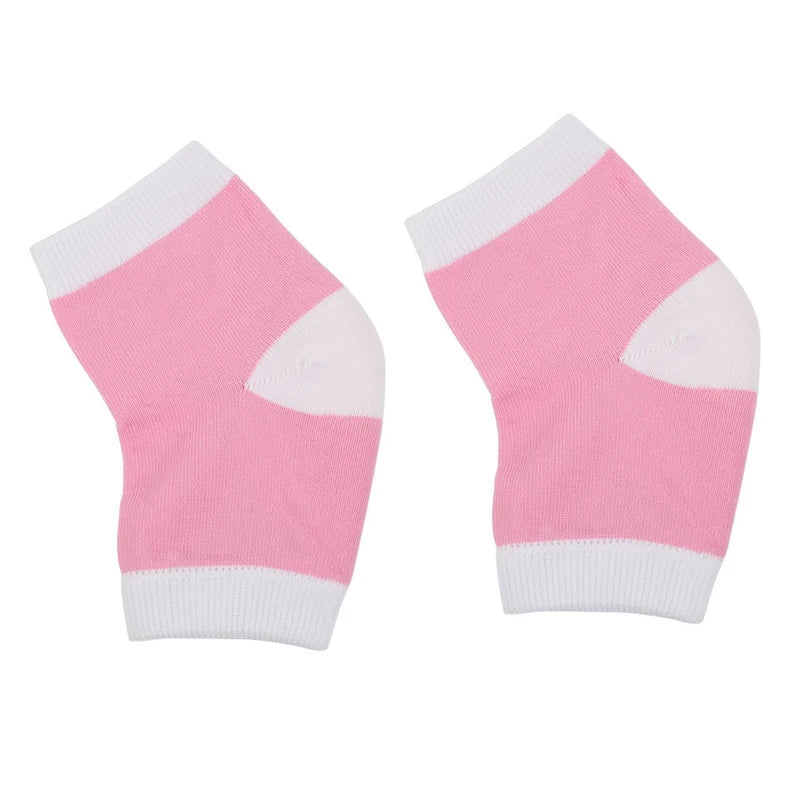 Colorful Silicone Moisturizing Gel Heel Socks Cracked Foot Skin Care Protectors Kit Set Professional Nursing Foot Health Care