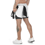 Camo Running Shorts Men 2 In 1 Quick Dry Training Gym Jogging Shorts Summer Fitness