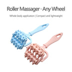 1PCFast Anti Cellulite Dual Roller Beauty Massager Handheld Anti Cellulite Massager Roller Muscle Stretching Health Massage Tool