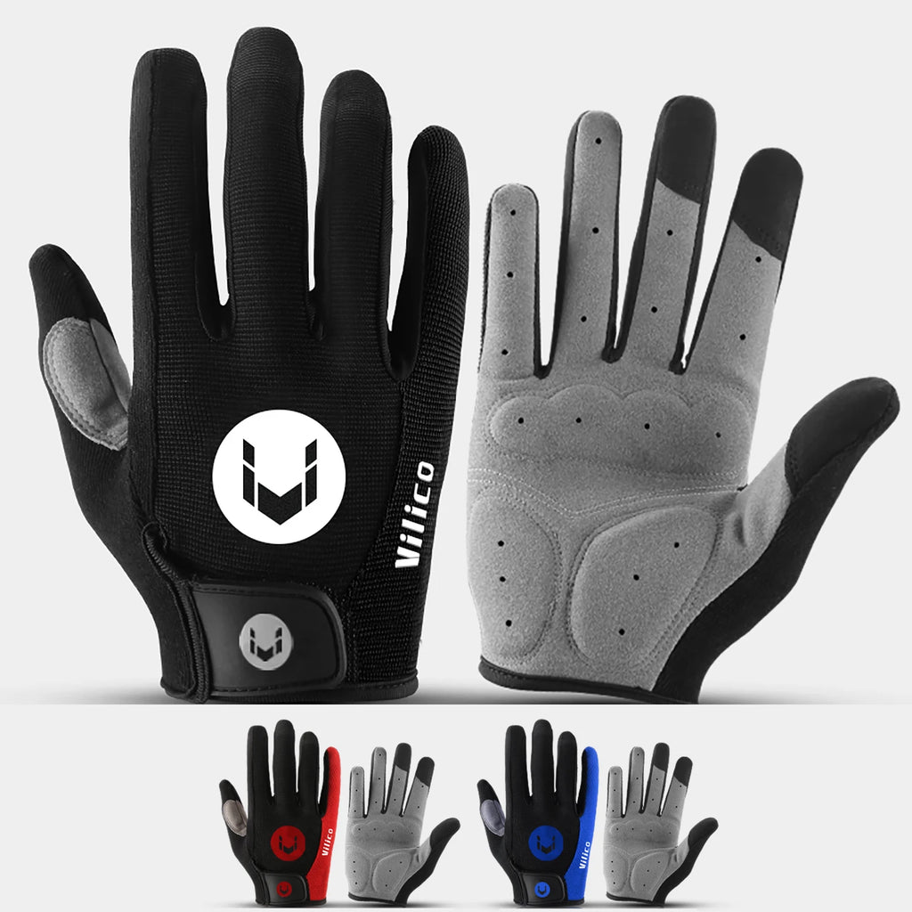 Bike Sports Cycling Gloves Full Finger Men Women Running Fitness Gym Spring Summer Riding Motorcycle Gloves