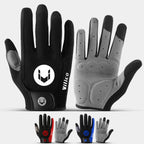 Full Finger Cycling Gloves For Men Women Touch Screen Breathable Lycra Shock Absorbing Sponge Filling Riding Gloves
