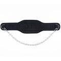 Weight Lifting Back Gym With Chain For Fitness Bodybuilding Pull Up Strength Training Load Waist Strap Thicken Belt Barbell