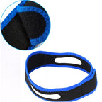 1PC CPAP Anti Snore Chin Strap Stop Snoring Adjustable Snore Belt Sleep Apnea Chin Support Straps Health Care Sleeping Aid Tools
