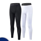 Men's High Performance Compression Leggings for Running and Fitness Workouts Comfort