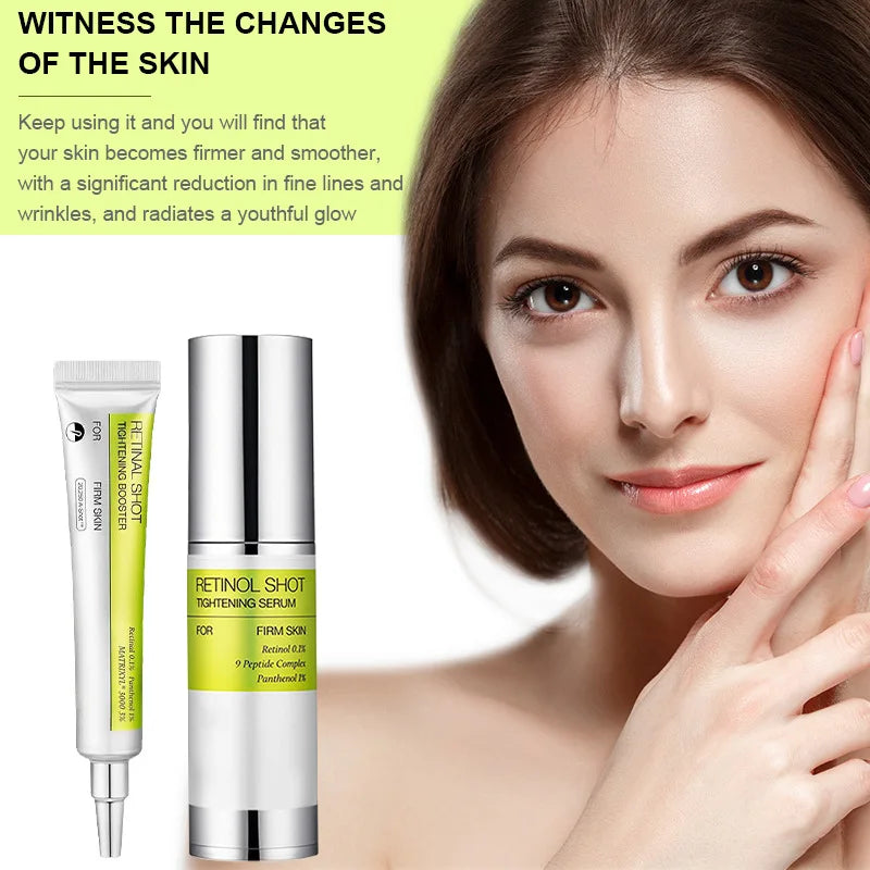 Retinol Tightening Face Serum Firming Wrinkles Eye Cream Hydrating Remove Dark Circles Moisturizer Beauty Skin Care