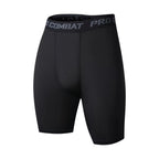 Men's Quick Dry Compression Leggings For Running Track And Field Basketball Training Polyester Stretch Fabric